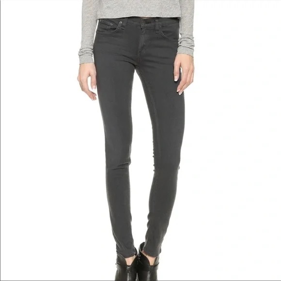 rag & bone Denim - NWOT rag & bone distressed charcoal grey skinny jean